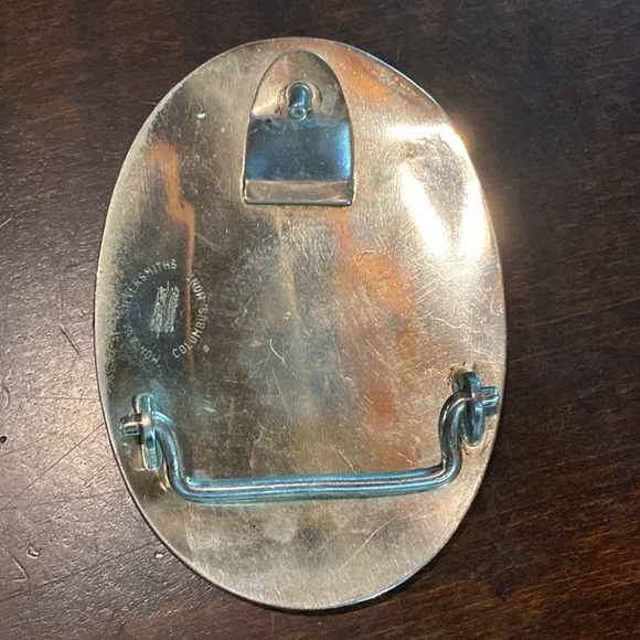 Vtg Western Montana Silversmiths Belt Buckle - Picture 6 of 6